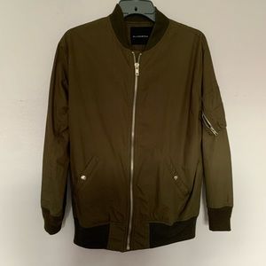 Army Green Bomber Jacket